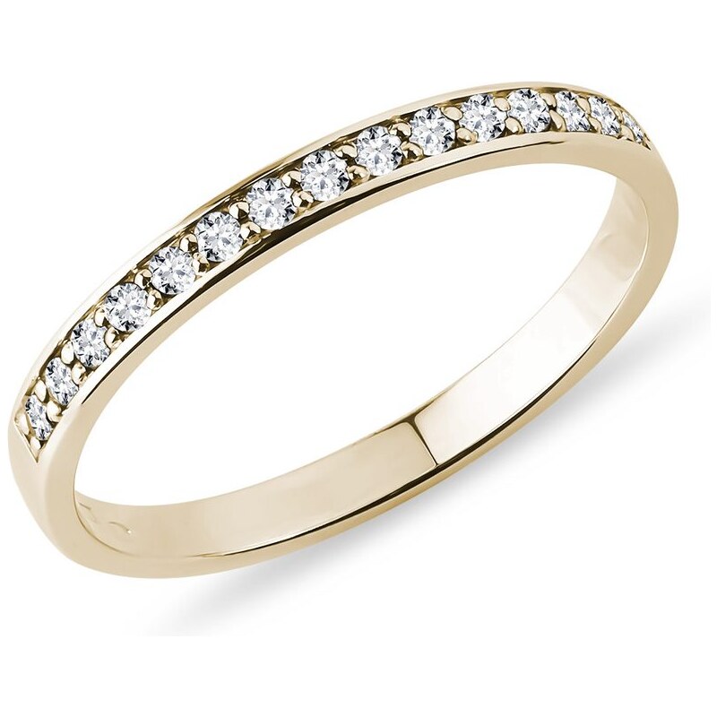 Zlatý prsten s brilianty KLENOTA K0443013