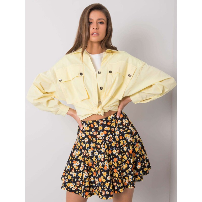 RUE PARIS Shirt-346-KS-027.46-light yellow