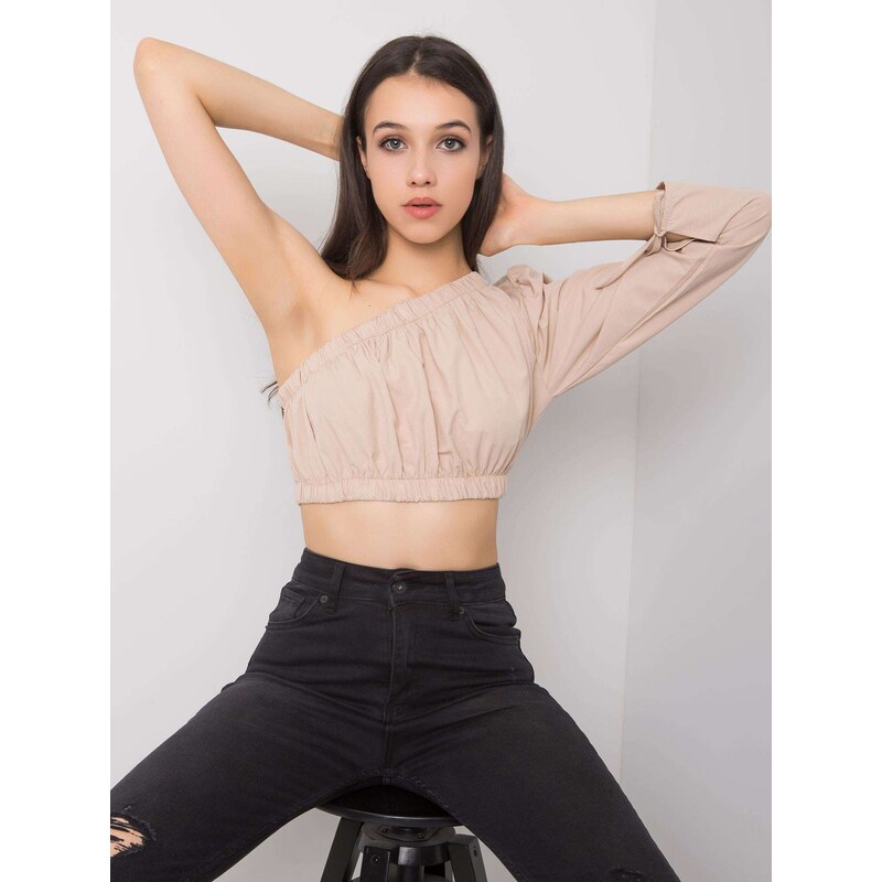 RUE PARIS Blouse-341-BZ-5267.03-beige