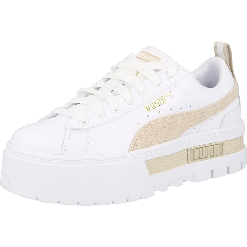 PUMA Tenisky Mayze béžová / zlatá / bílá 75921914
