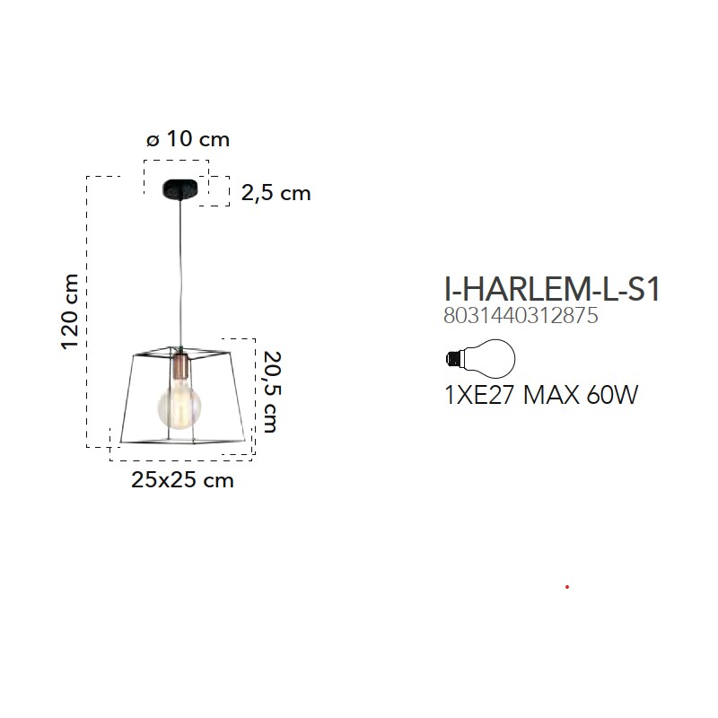 Svítidla Faneurope I-HARLEM-L-S1