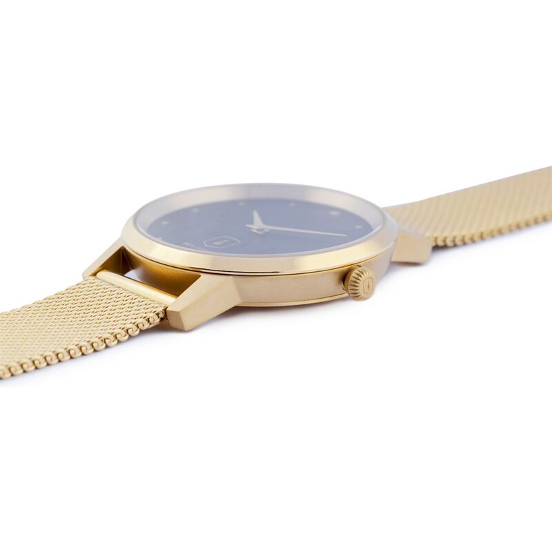 Take a shot Dřevěné hodinky Diamond Lux Watch s řemínkem z pravé kůže