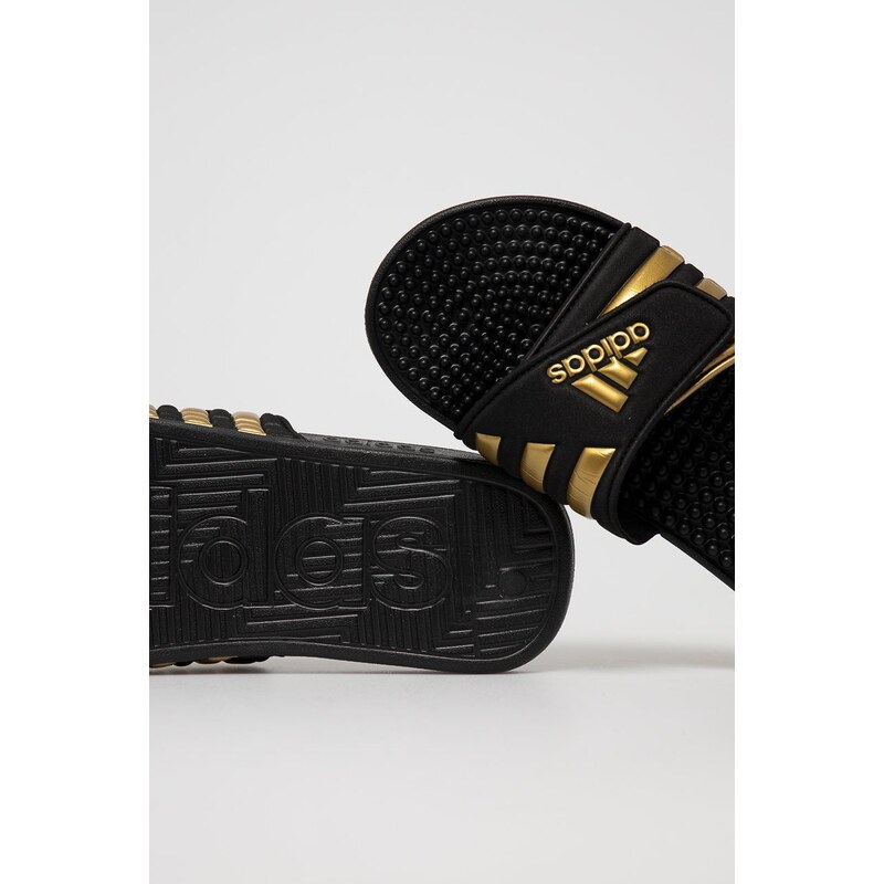 Pantofle adidas EG6517.D dámské, černá barva, EG6517