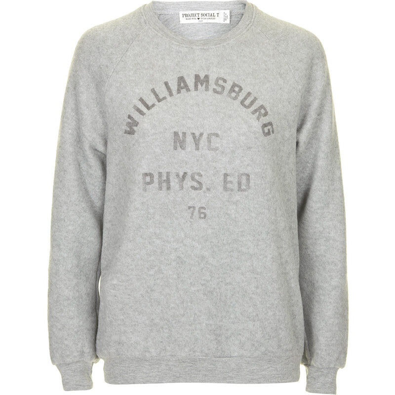 Topshop Williamsburg Sweatshirt by Project Social T
