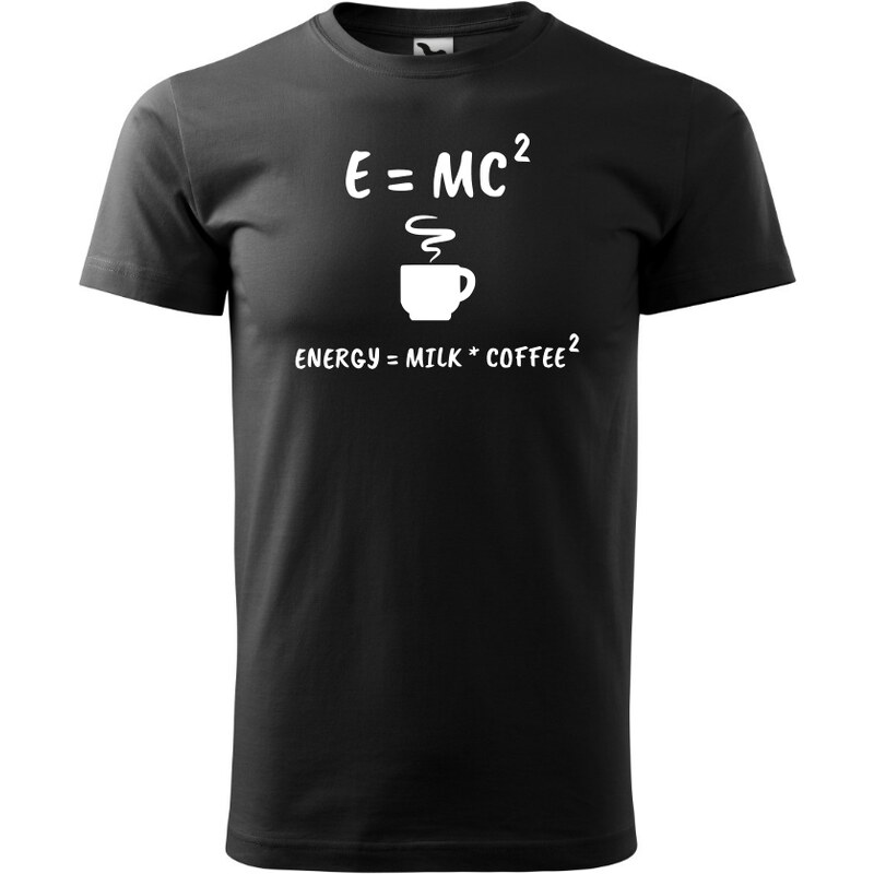 Fenomeno Pánské tričko E=mc2 - černé