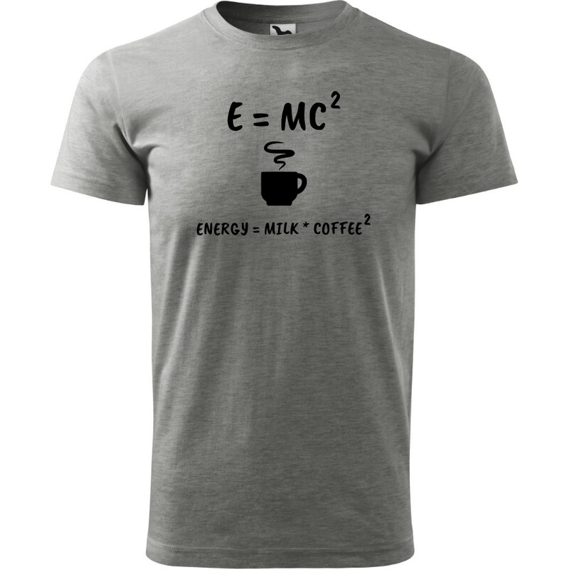Fenomeno Pánské tričko E=mc2 - šedé
