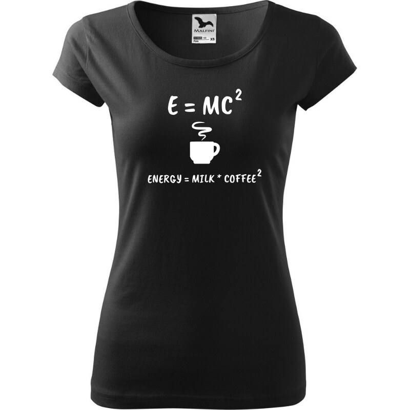 Fenomeno Dámské tričko E=mc2 - černé 57426143