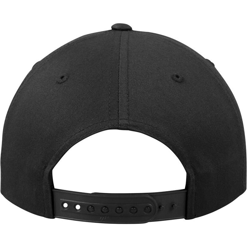 Flexfit Nestrukturovaný 5panelový Snapback černý