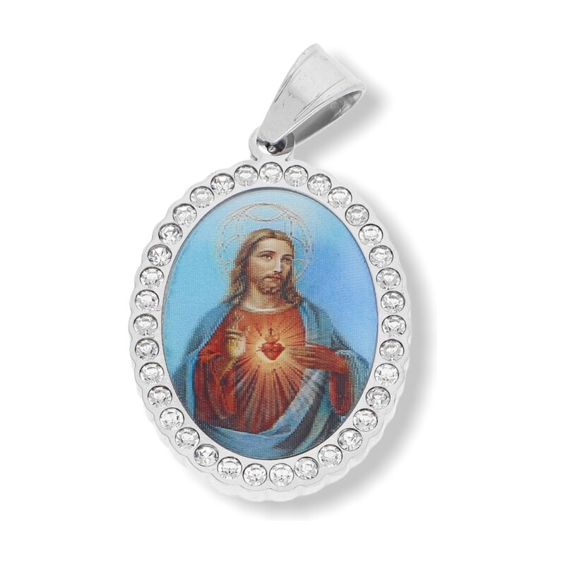 Ewena Přívěsek Ježis s krystalky 115241389