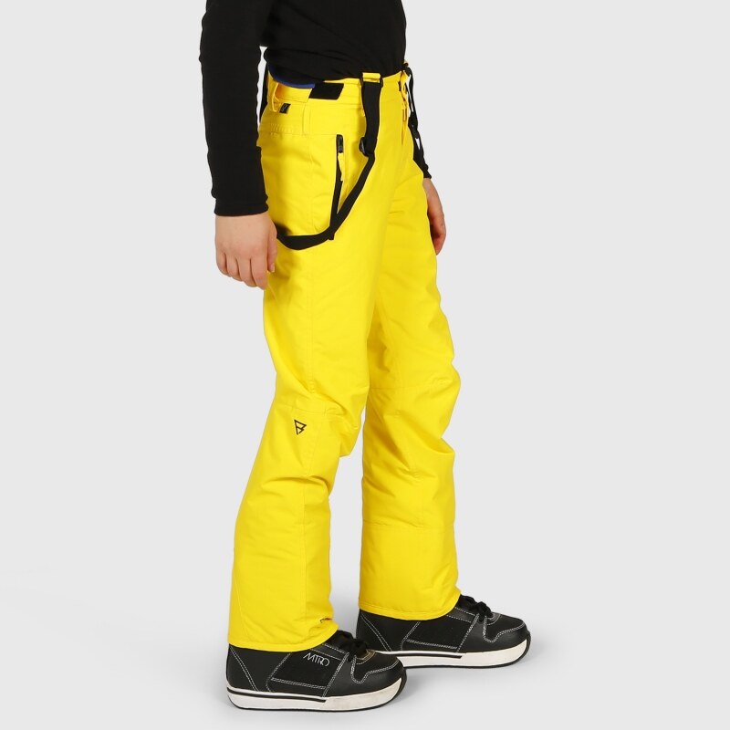 Brunotti Chlapecké lyžařské kalhoty Footstrap Žlutá