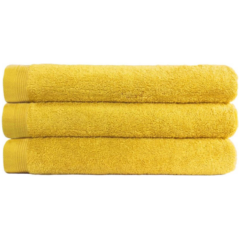 FROTERY Froté ručník Elitery žlutý Bavlna Froté, 50x100 cm