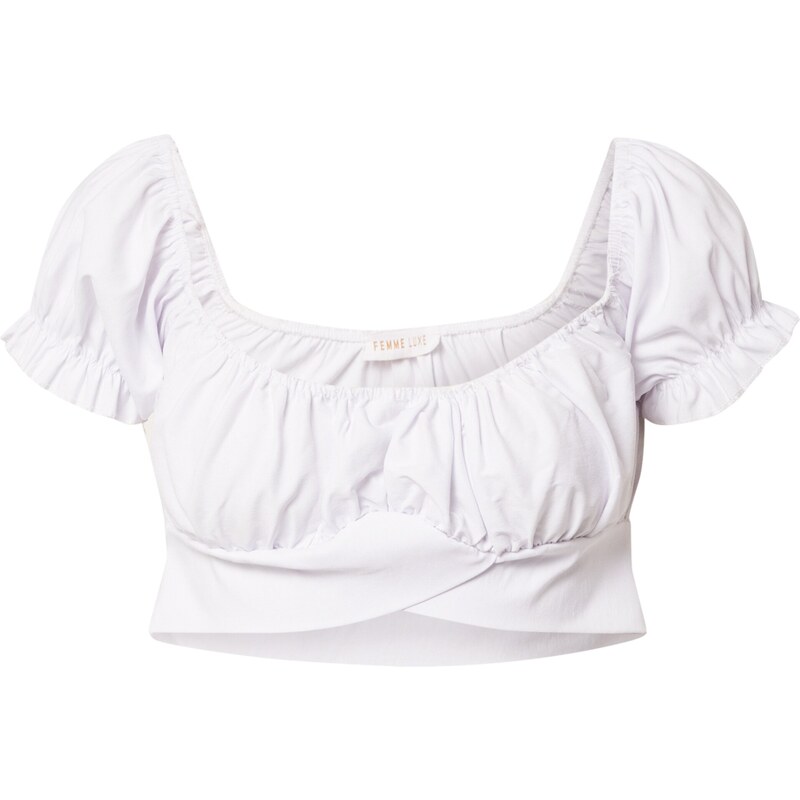 Femme Luxe Tričko Chloe bílá 110822989