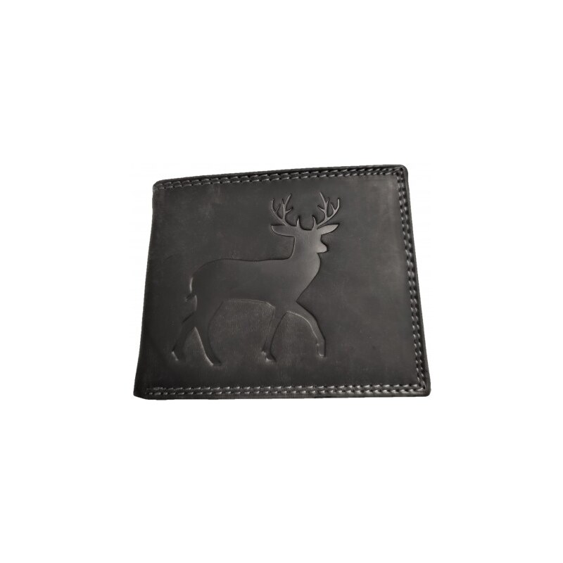 Kožená peněženka jelen šedý