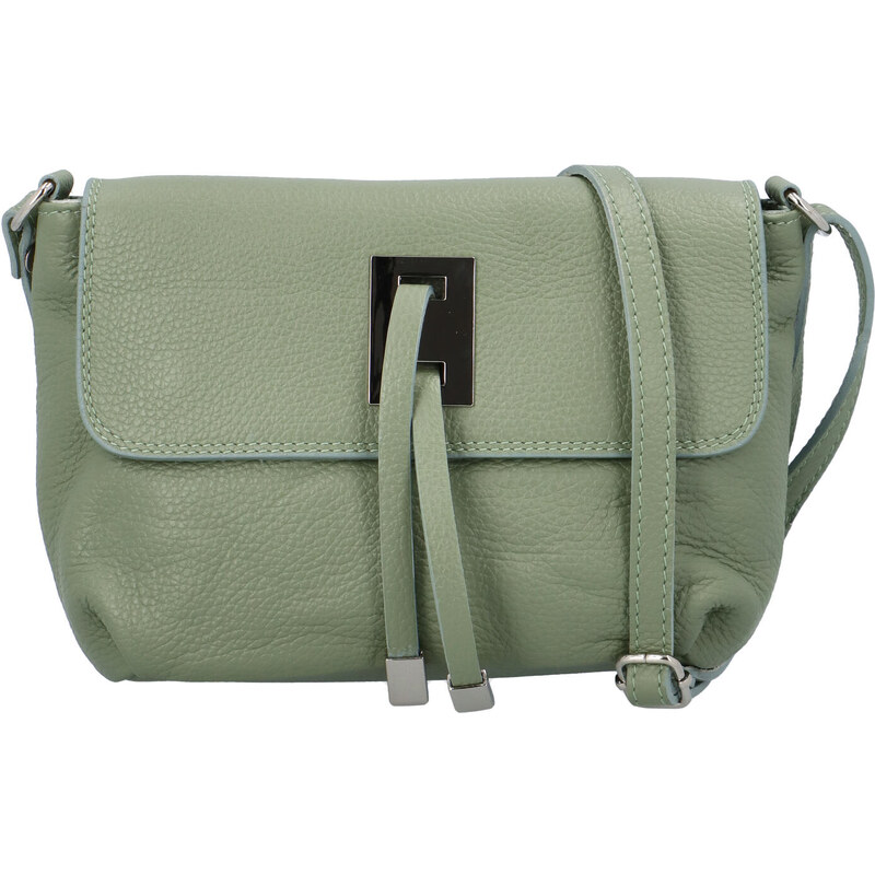 Delami Vera Pelle Módní dámská kožená crossbody Victorien, světle 83297898
