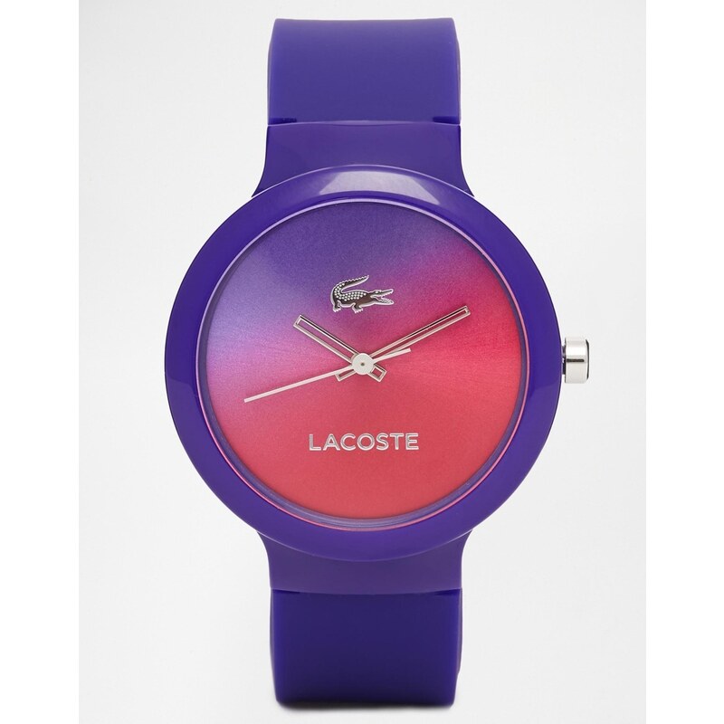 Lacoste Goa Ombre Face Silicone Strap Watch 2020080 - Blue