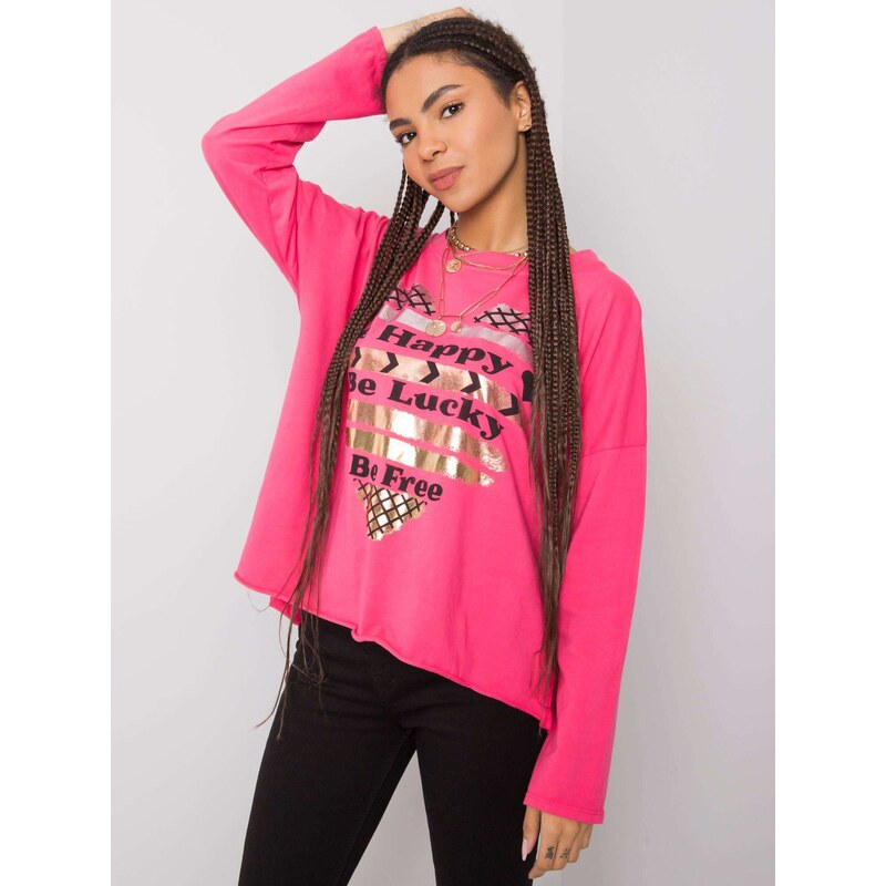 Italy Moda Blouse-DHJ-BZ-21103.06P-dark pink