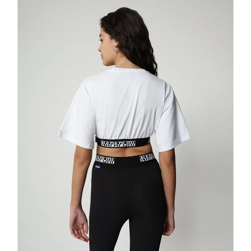 Napapijri dámský bílý crop top S-BOX