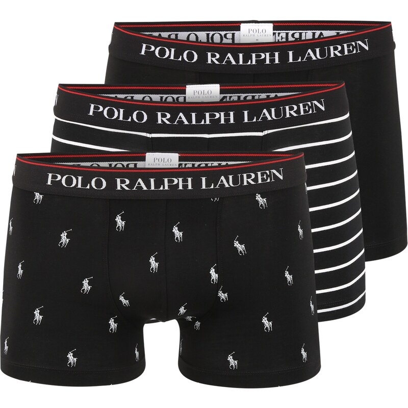 Polo Ralph Lauren Boxerky Classic rubínově červená / černá /