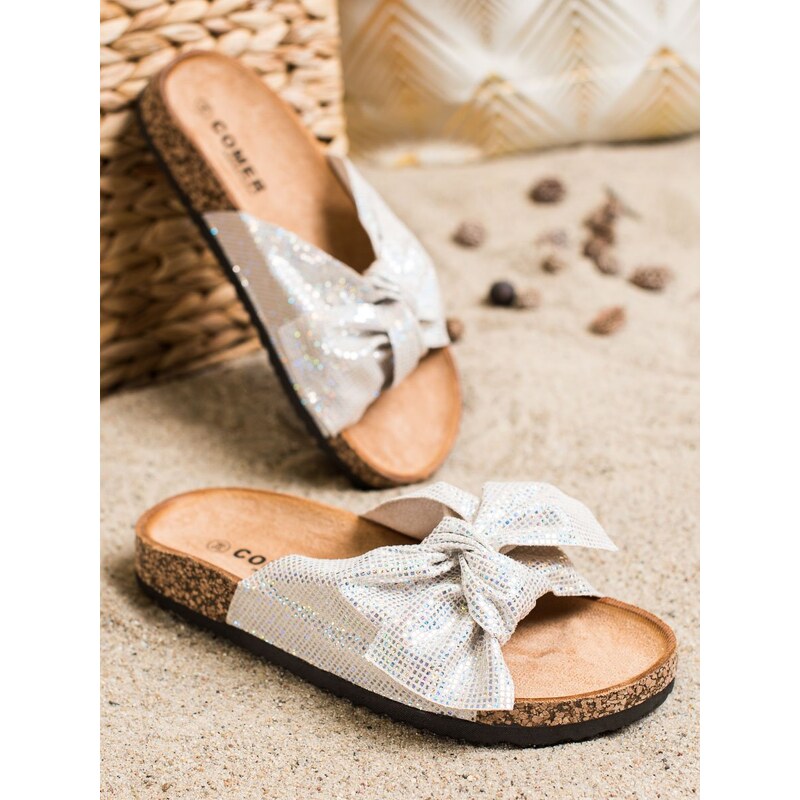 Shelvt COMER COMFORTABLE FLIP-FLOPS WITH BOW