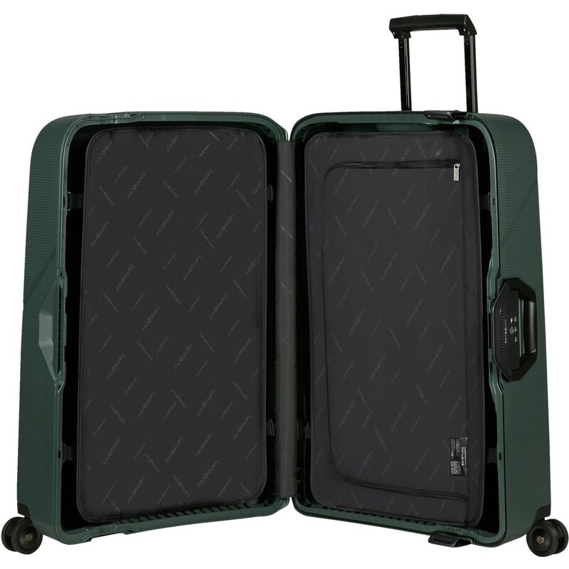 Samsonite Skořepinový cestovní kufr Magnum Eco L 104 l zelená