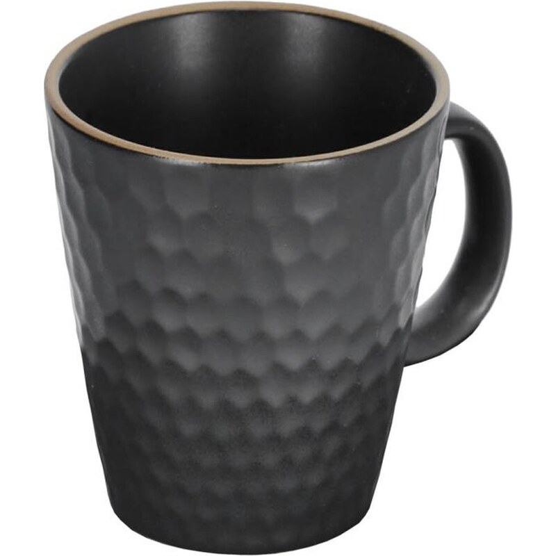 Černý keramický hrnek Kave Home Manami 430 ml