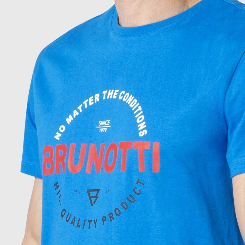Brunotti Pánské tričko Tim-Print Červená