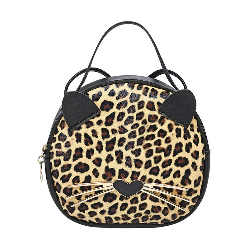 Dětská kabelka - kočička - leopard