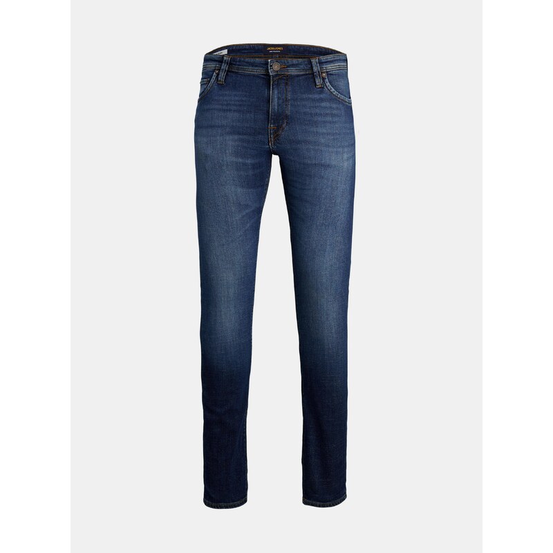 Modré slim fit džíny Jack & Jones Glenn - Pánské