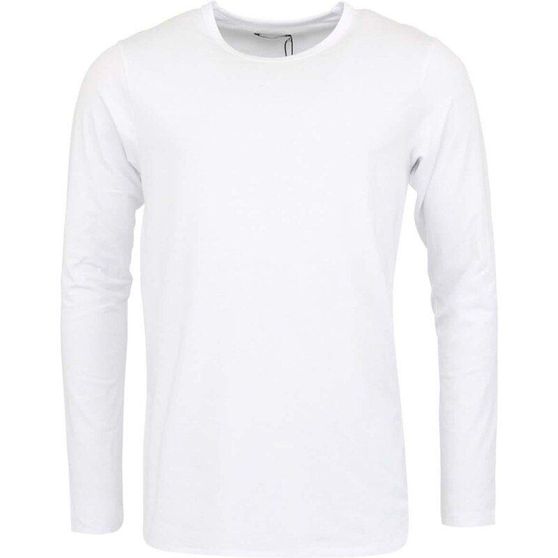 Bílé pánské basic tričko Jack & Jones Basic - Pánské