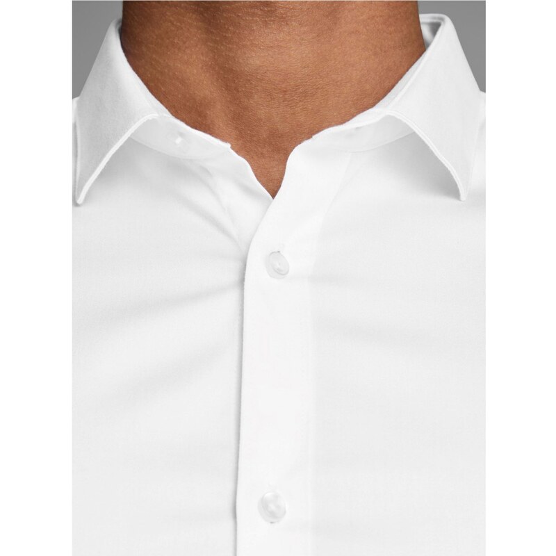Bílá slim fit košile Jack & Jones Parma - Pánské