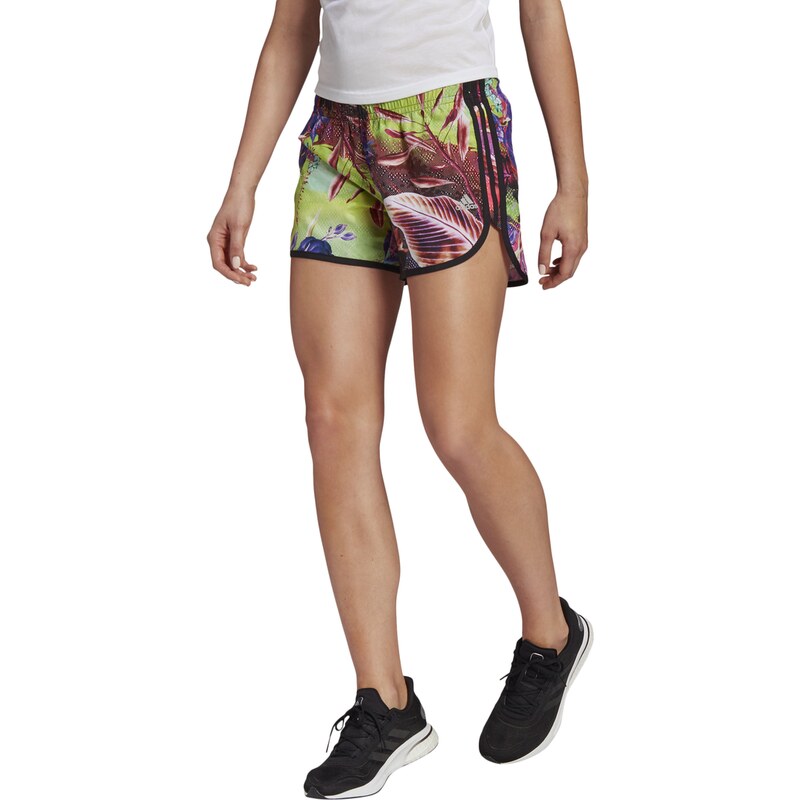 adidas Performance adidas Marathon 20 Floral Shorts WILPNK