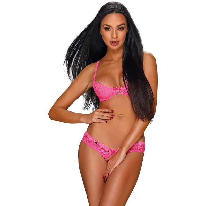 Sexy set Alabastra set neon pink - Obsessive