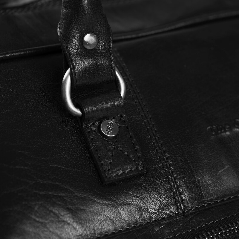 The Chesterfield Brand Kožená cestovní taška - weekender Mainz černá