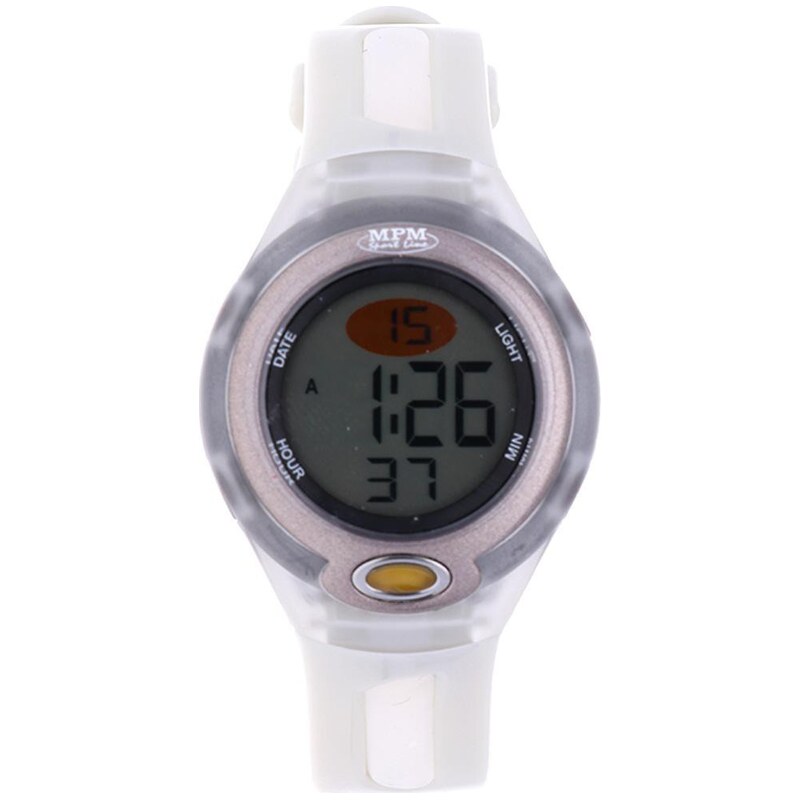 MPM Bílé digitální hodinky MPM 392-ES04234 (white) 114945860