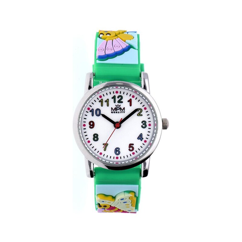 MPM Dětské náramkové hodinky MPM Kids Butterfly 11233.I