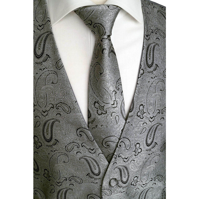 Společenská vesta Beytnur 23-8 kravata, plastron a kapesníček