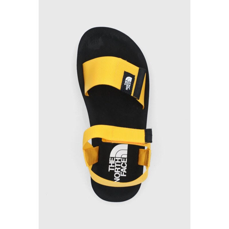 Sandály The North Face pánské, žlutá barva, NF0A46BGZU31