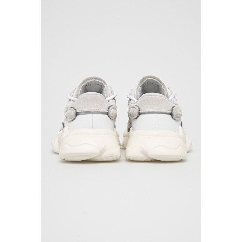 Kožené boty adidas Originals EF6299 šedá barva