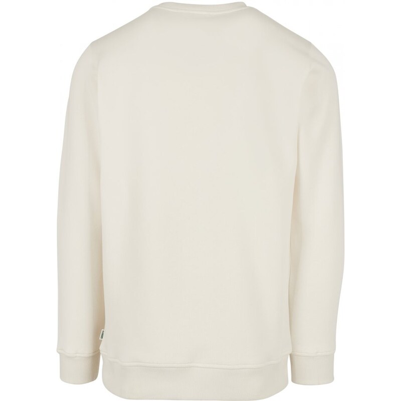 URBAN CLASSICS Organic Basic Crew - whitesand