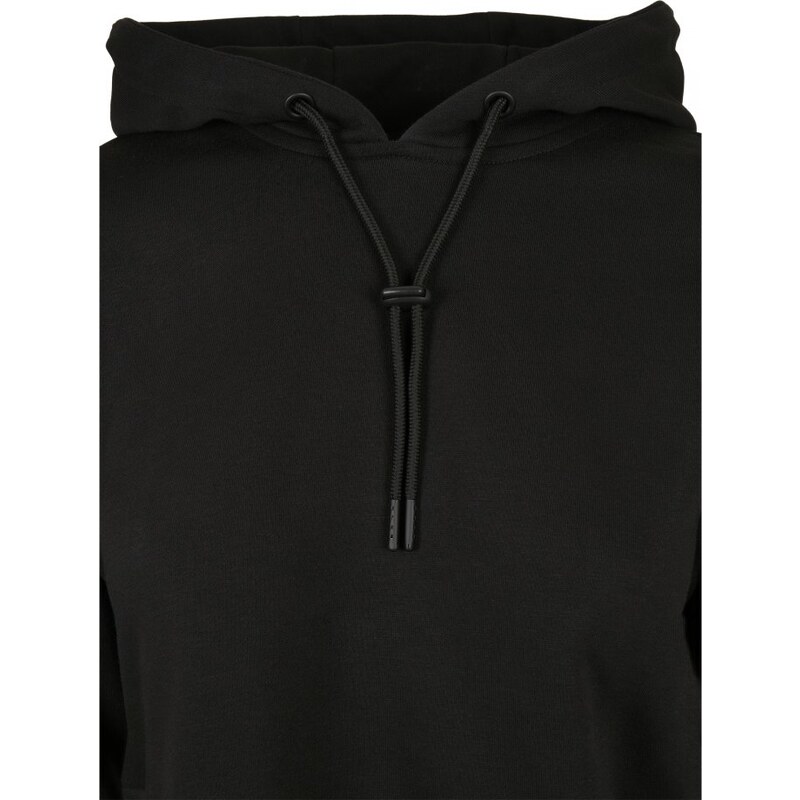 URBAN CLASSICS Ladies Short Terry Hoody - black