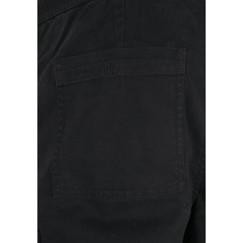 URBAN CLASSICS Drawstring Cargo Shorts - black