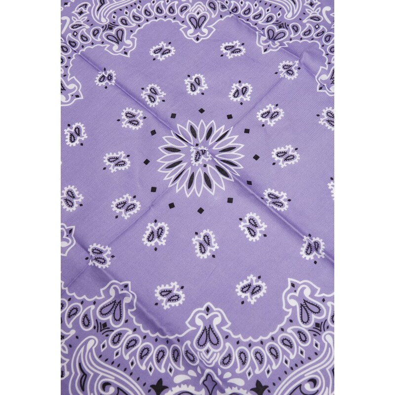 URBAN CLASSICS Multicolor Bandana 3-Pack - violet+white+rose