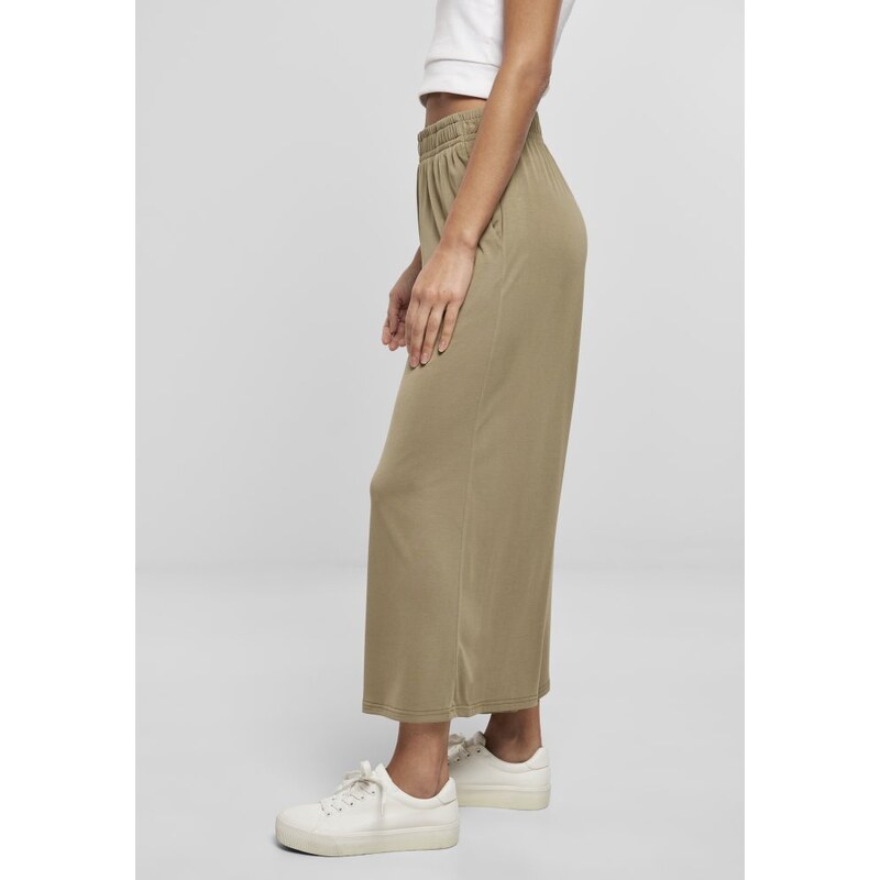 Kalhoty Urban Classics Ladies Modal Culotte - khaki