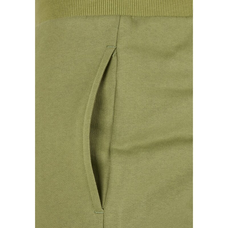 Pánské tepláky Urban Classics Organic Basic Sweatpants - zelené