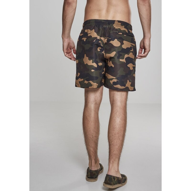 URBAN CLASSICS Camo Swim Shorts - woodcamo