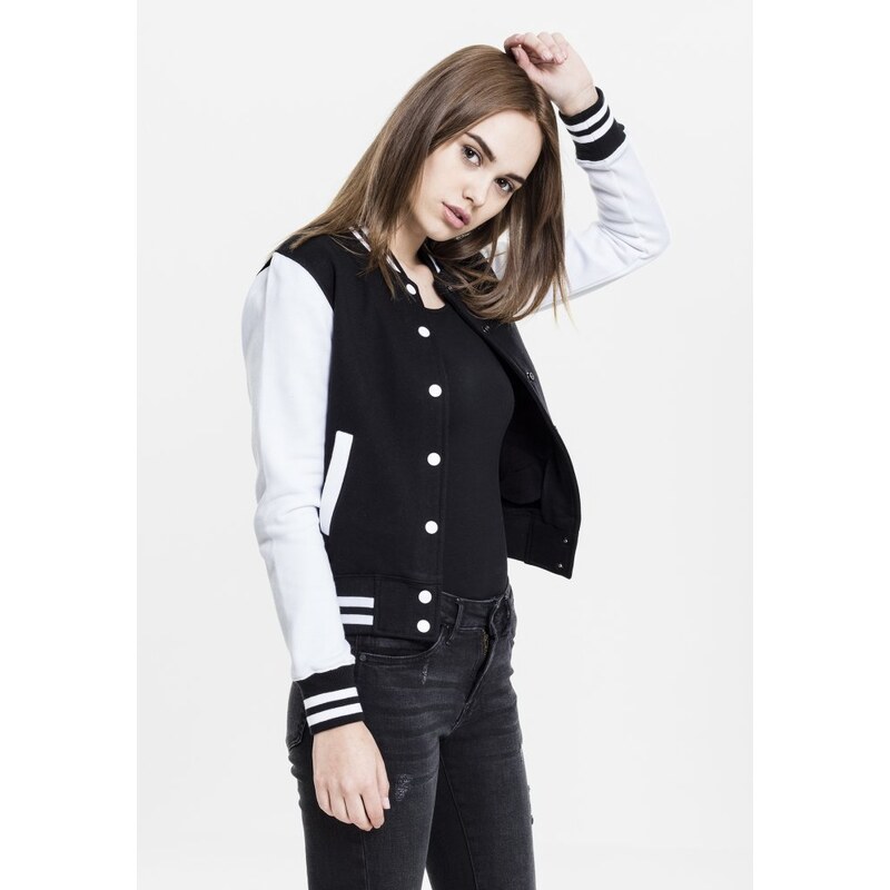 URBAN CLASSICS Ladies 2-tone College Sweatjacket