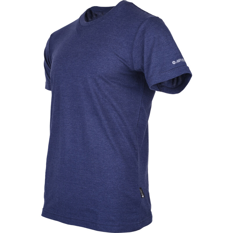 HI-TEC Plain - bavlněné pánské tričko (modré)