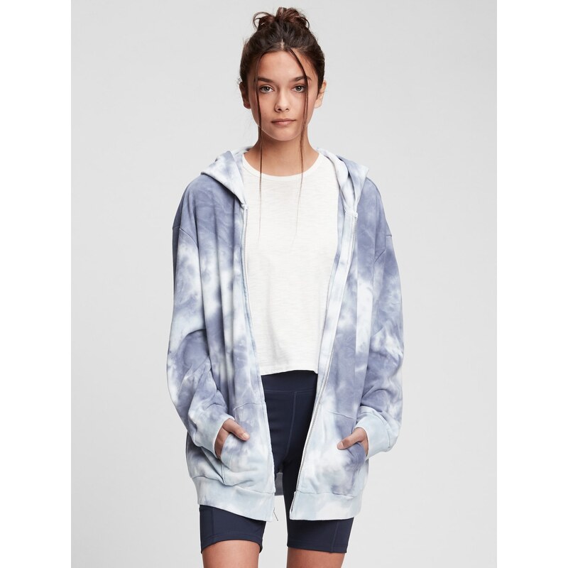 GAP Dětská mikina oversized tunic hoodie - Holky