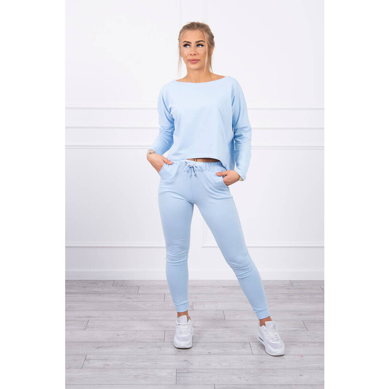 MladaModa Tepláková souprava s oversize halenkou model 9091 60266390