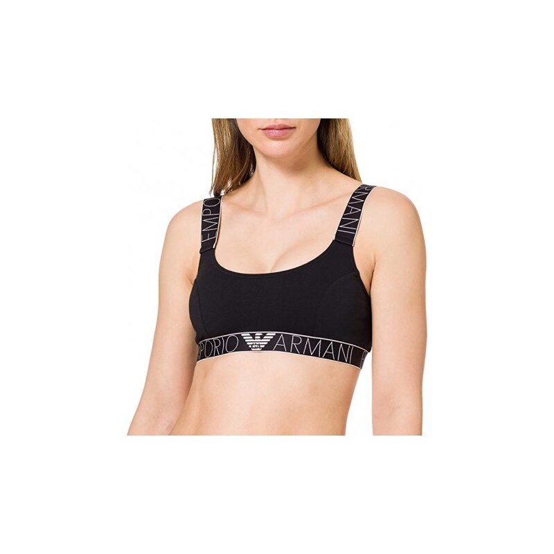 Bralette sportovní podprsenka 163651 1P227 00135 tmavě modrá - Emporio 74064090